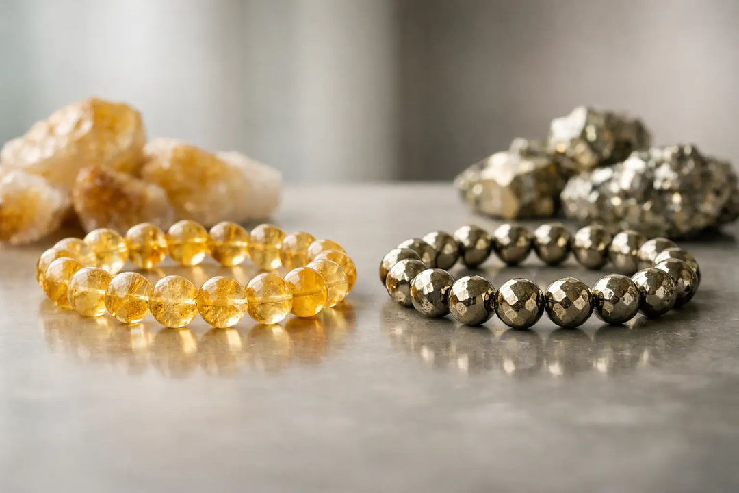 Citrine vs Pyrite Bracelet: Which Fits You?