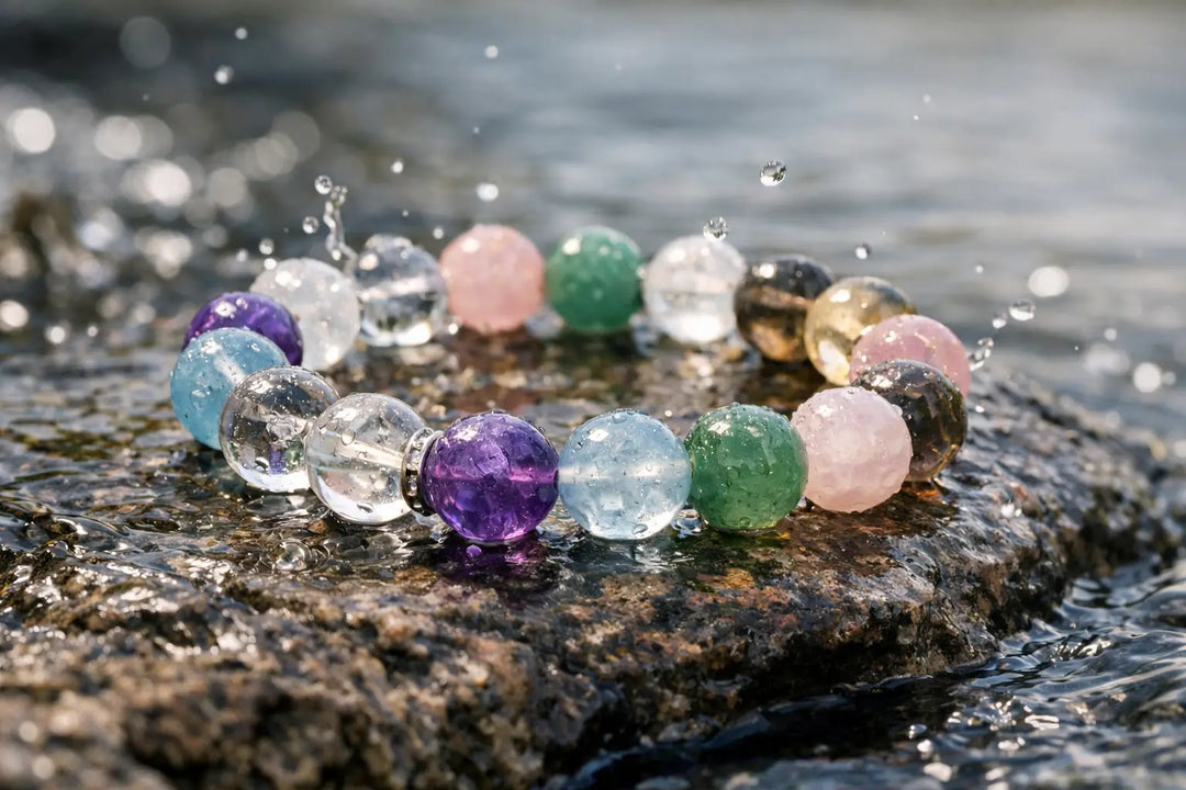 Are Crystal Bracelets Waterproof? Truth First - Raw Spiritual UAE
