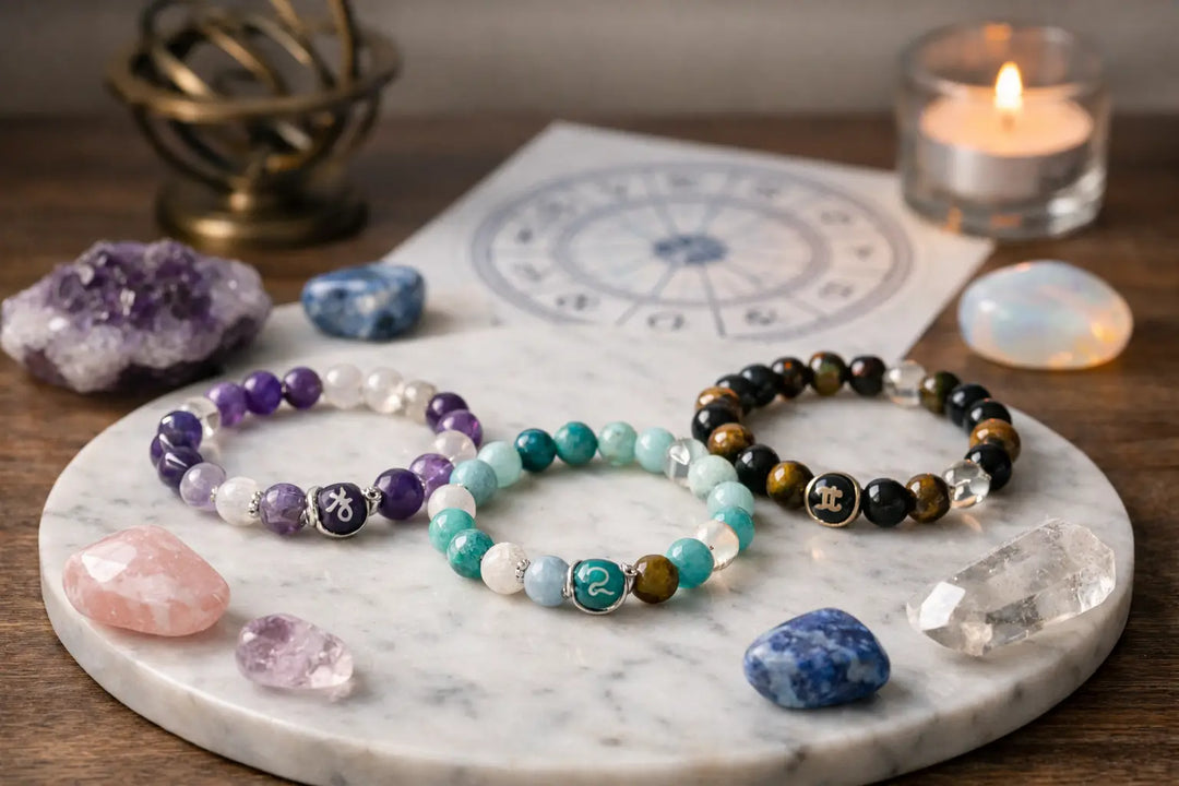 A Guide to Zodiac Crystal Bracelets - Raw Spiritual UAE