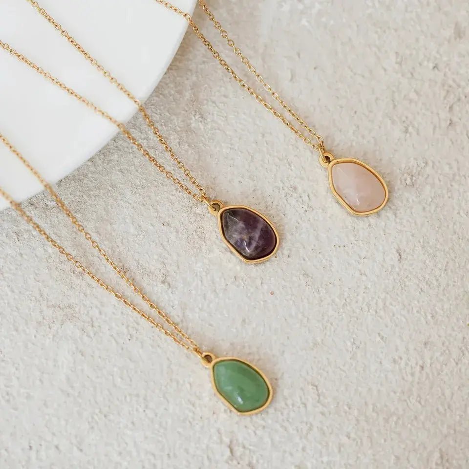 Crystal Pendant Necklace - Raw Spiritual