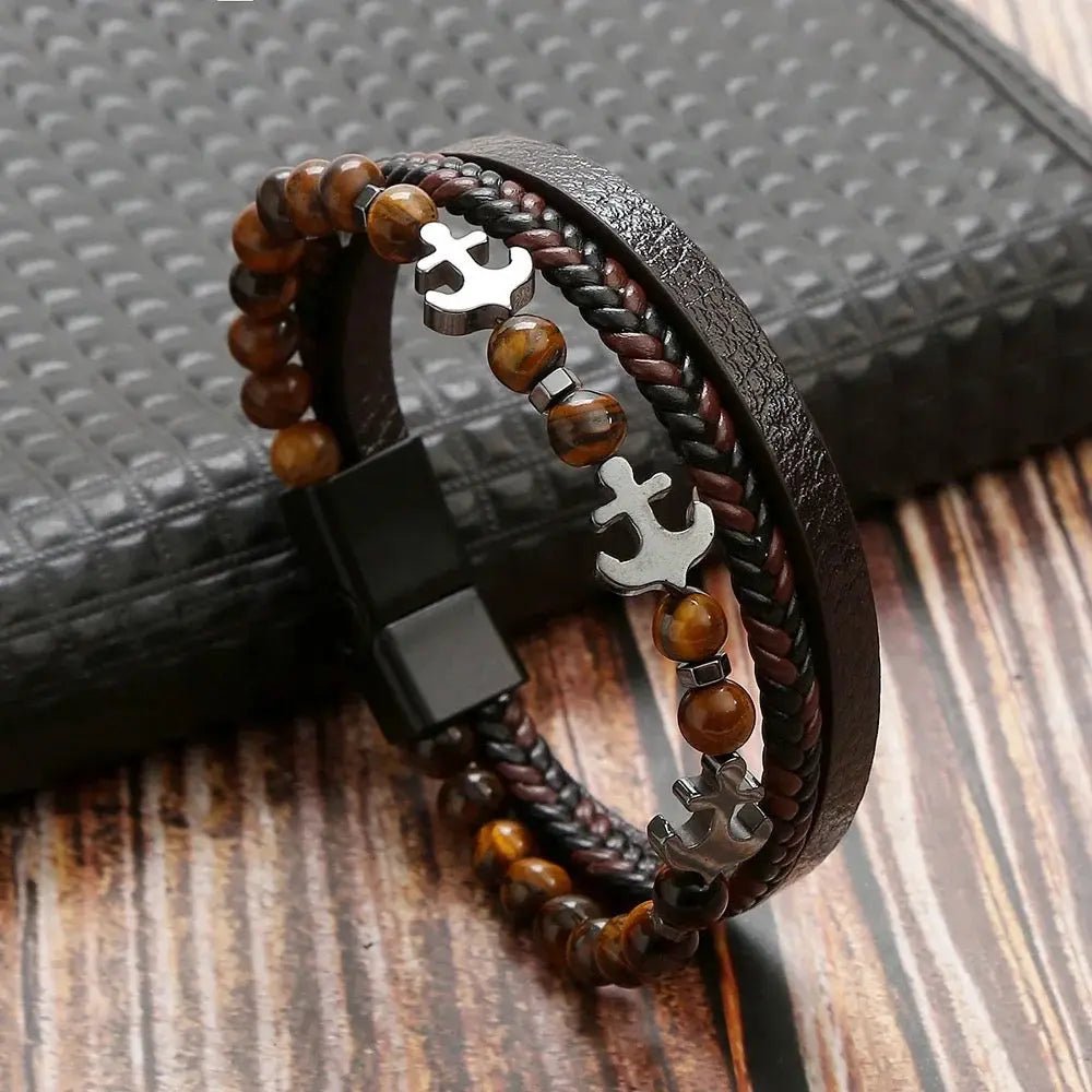 Tiger Eye Magnetic Clasp Bracelet for Protection Yiwu Shanmei Jane