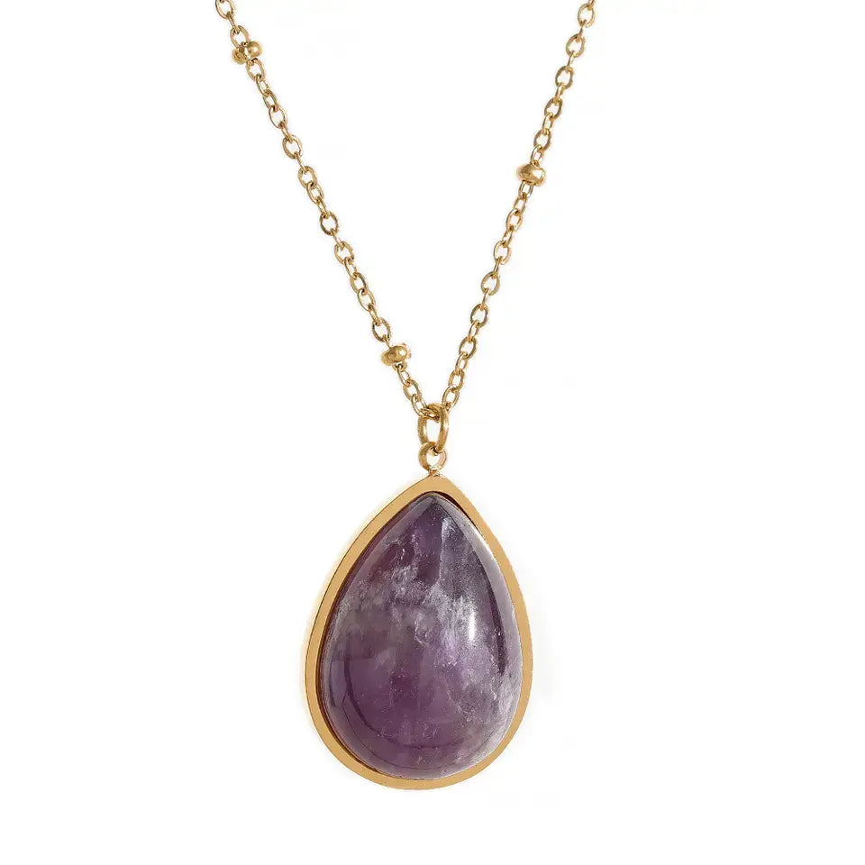 Amethyst Pendant Necklace for Healing & Growth Yiwu Shanmei Jane