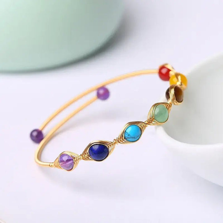 7 Chakra Bangle for Chakra Balancing Yiwu Shanmei Jane