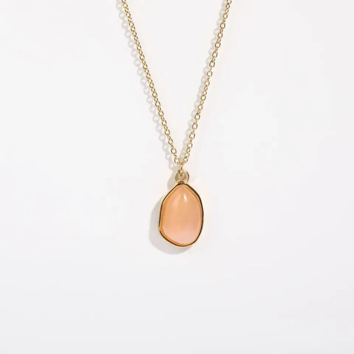 Rose Quartz Pendant Necklace for Love & Relationships Yiwu Shanmei Jane