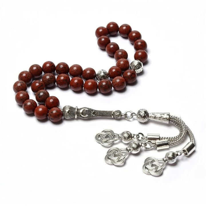 Red Jasper Tasbih - Raw Spiritual UAE