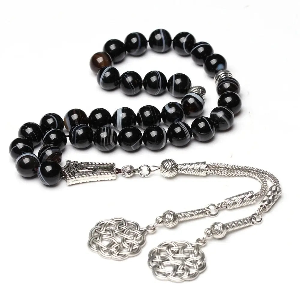 Sulemani Agate (Persian Aqeek) Misbaha 33 Beads Yiwu Chenhan Yolanda