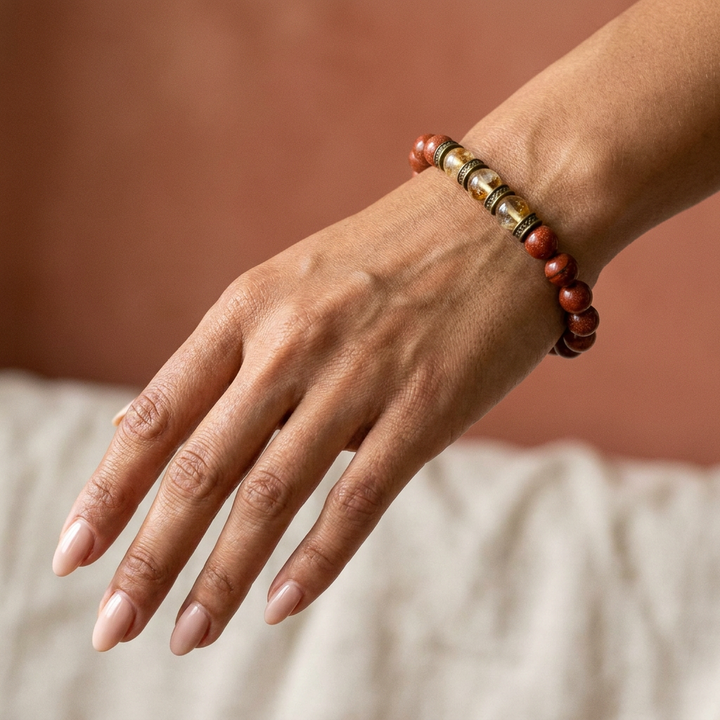 Red Jasper & Citrine for Succcess, Stability and Enthusiasm: Aries, Cancer, Gemini, Leo, Libra - Scale