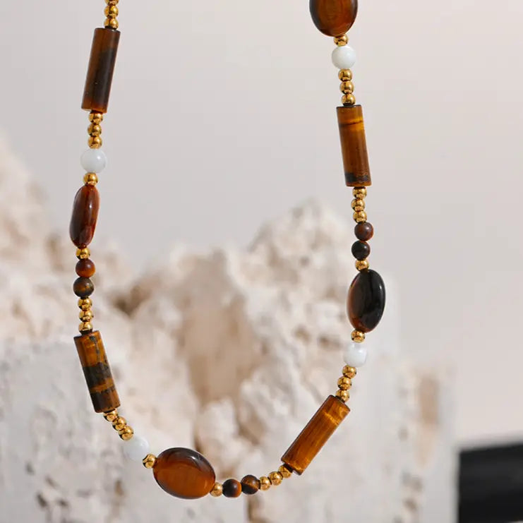 Tiger Eye Necklace for Protection & Courage Yiwu Jinyou VIMI