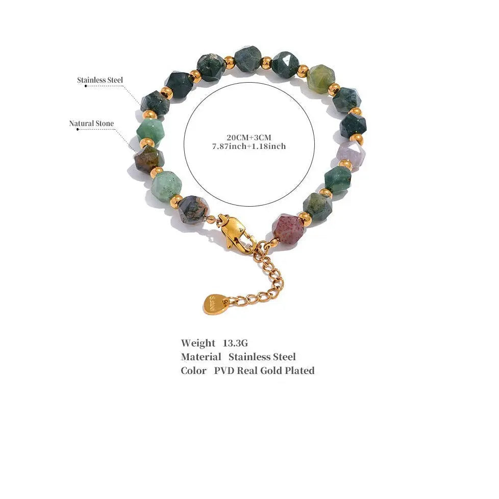 Agate (Hakik) Bracelet for Prosperity & Abundance Yiwu Jinyou VIMI