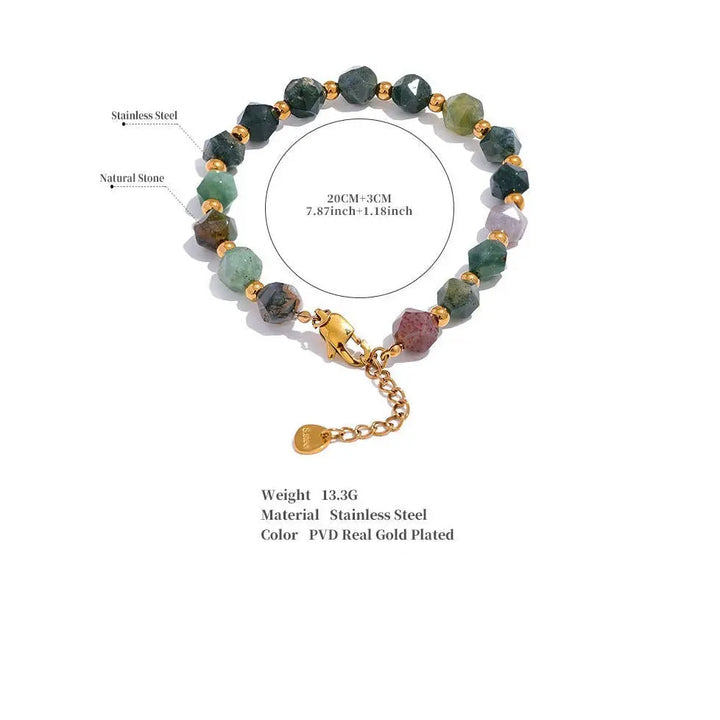 Agate (Hakik) Bracelet for Prosperity & Abundance Yiwu Jinyou VIMI