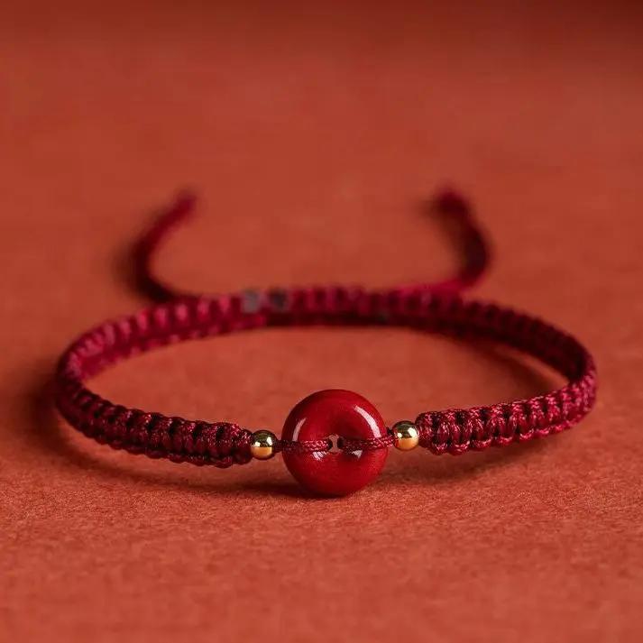 Cinnabar Round Stone for Luck & Confidence  by Raw Spiritual