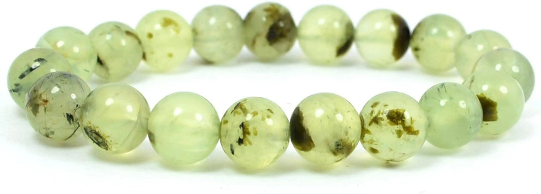 Prehnite Bracelet for Emotional healing  by Raw Spiritual