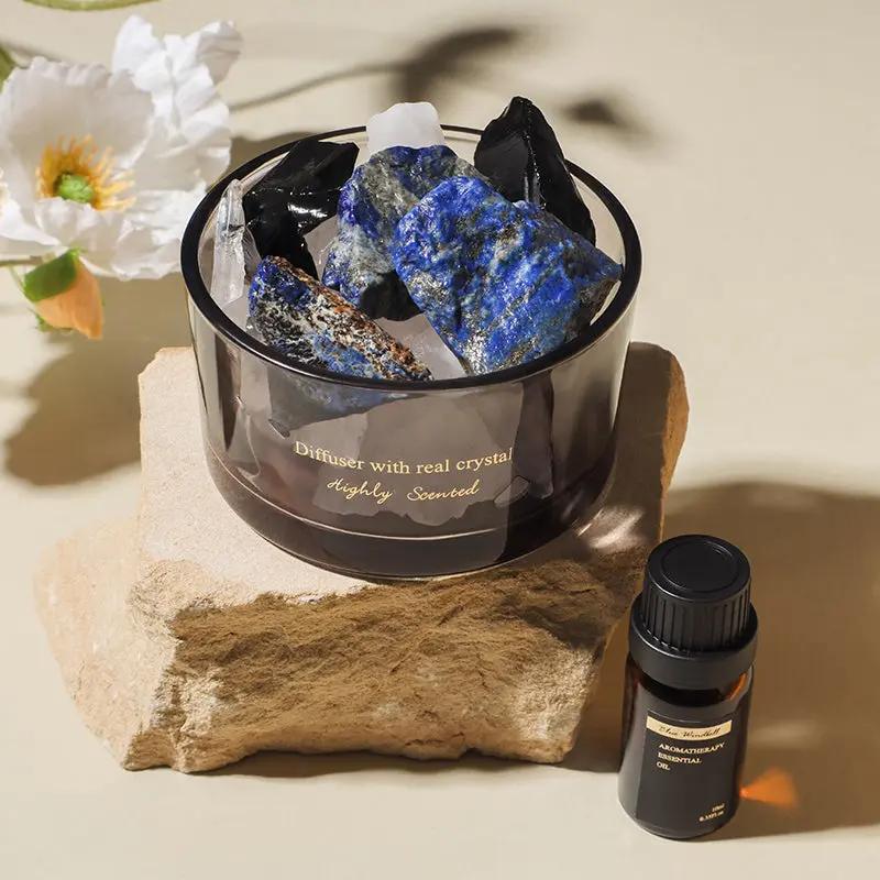 Lapis Lazuli Aromatherapy Crystal Diffuser for Wisdom  by Raw Spiritual