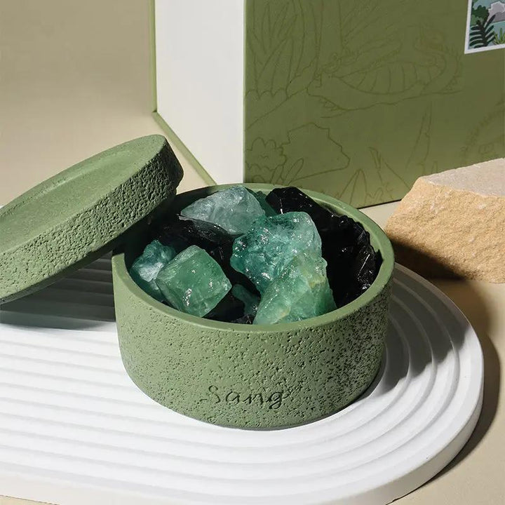 Aventurine Crystal Aroma Diffuser for Prosperity  by Raw Spiritual