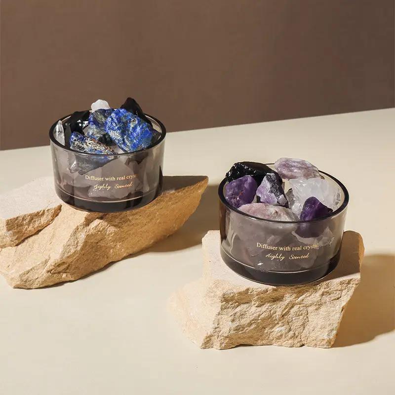 Lapis Lazuli Aromatherapy Crystal Diffuser for Wisdom  by Raw Spiritual