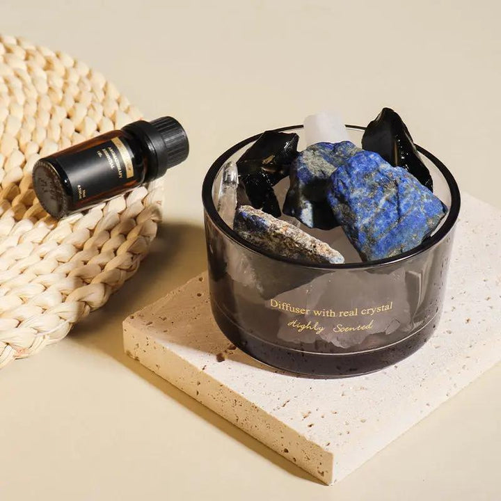 Lapis Lazuli Aromatherapy Crystal Diffuser for Wisdom  by Raw Spiritual