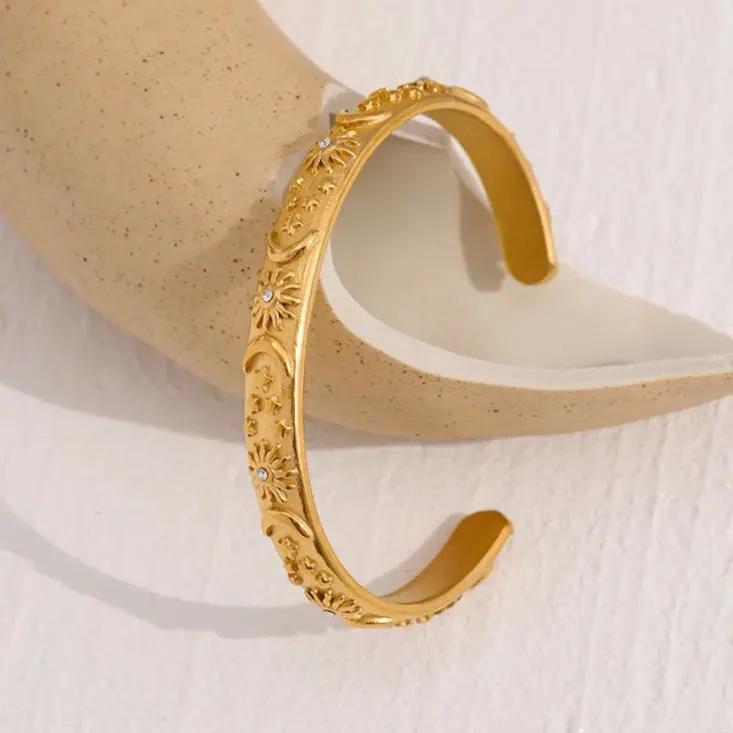 Celeste Bracelet & Earrings Set  by Raw Spiritual