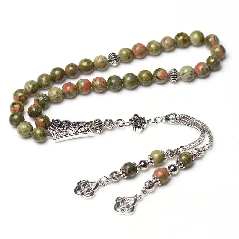 Unakite Misbaha  by Raw Spiritual