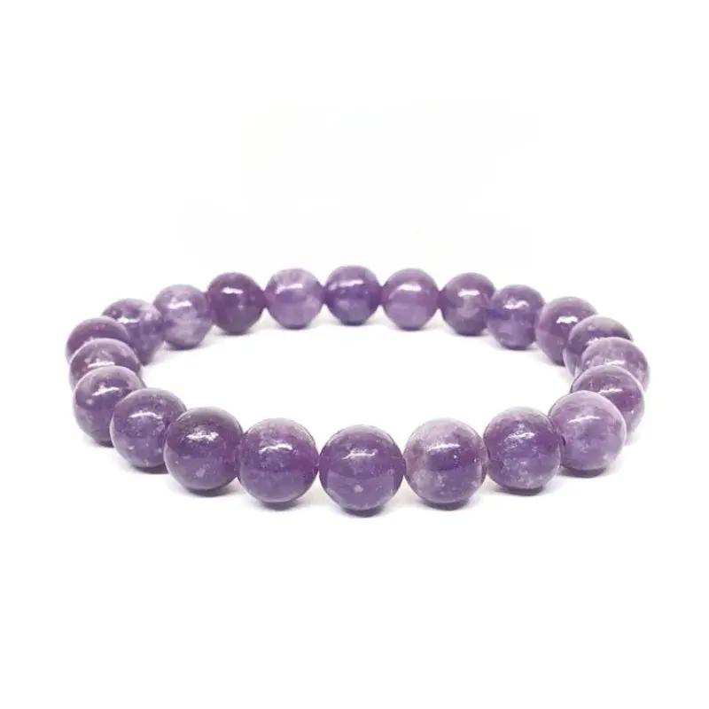 Lepidolite Bracelet for Healing & Stress Relief  by Raw Spiritual