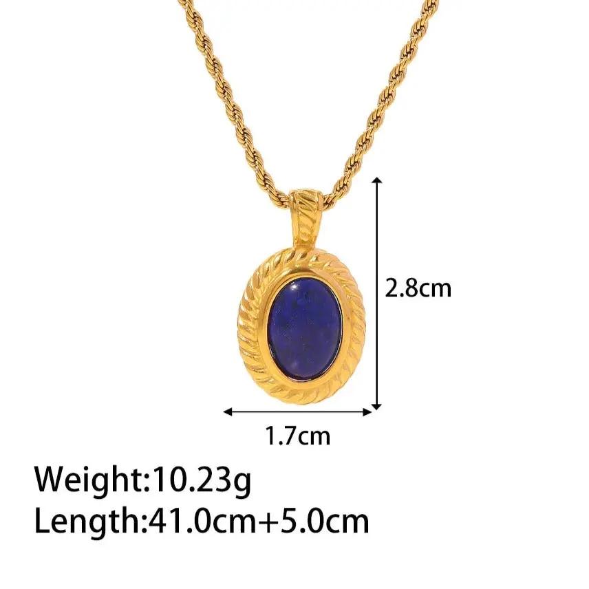 Lapis Lazuli Pendant Necklace for Wisdom  by Raw Spiritual