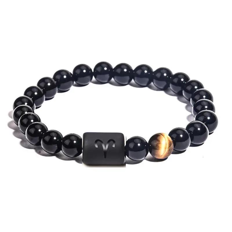 Zodiac Bracelet in Black Onyx  by Raw Spiritual