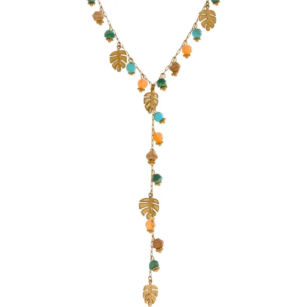 Aventurine & Agate Necklace for Luck & Abundance  by Raw Spiritual