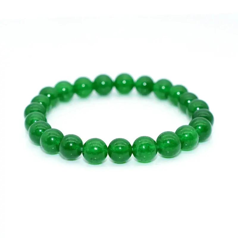 Green Jade Bracelet for Luck  by Raw Spiritual