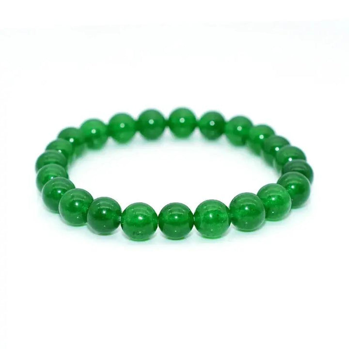 Green Jade Bracelet for Luck  by Raw Spiritual