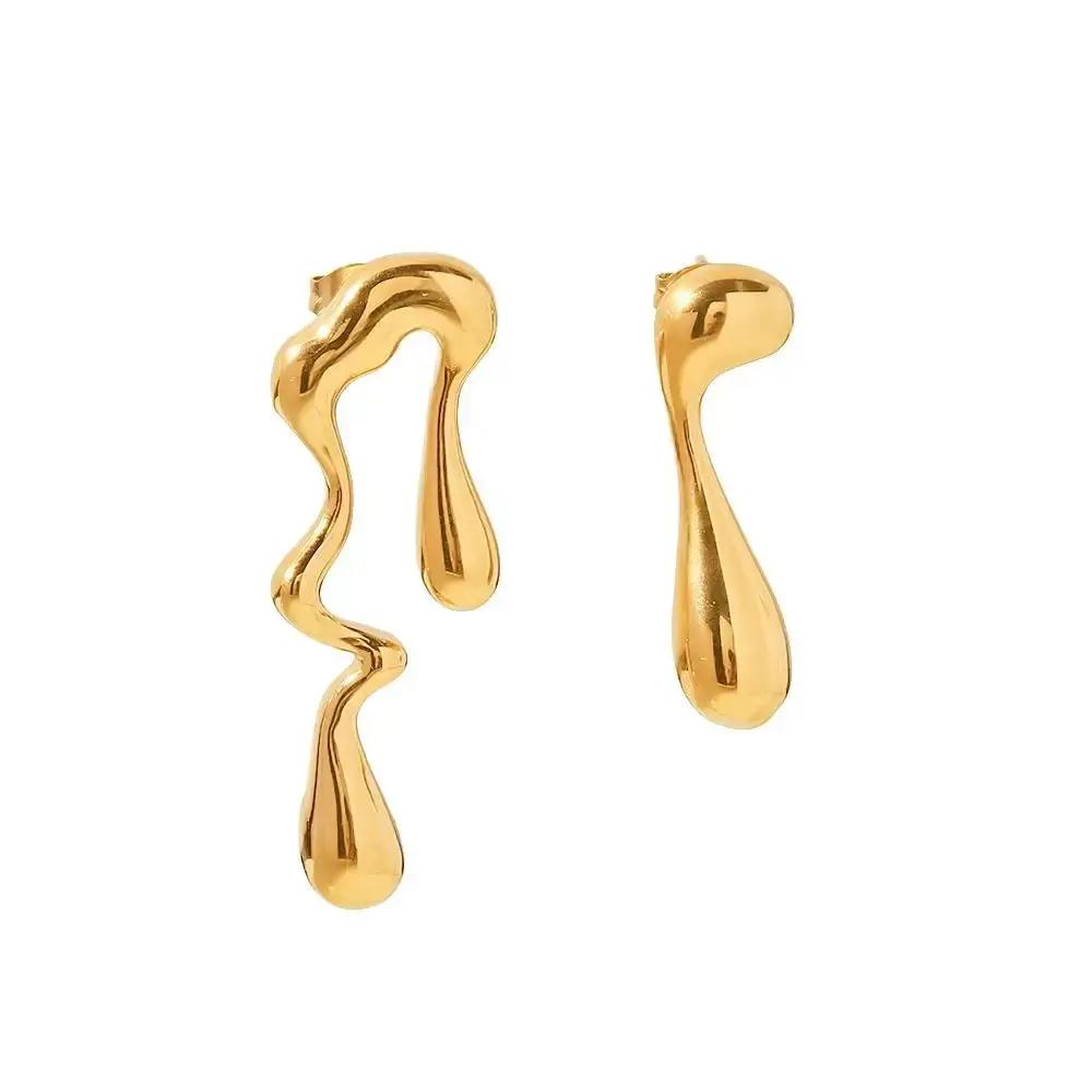 Clara Asymmetric Earrings  by Raw Spiritual