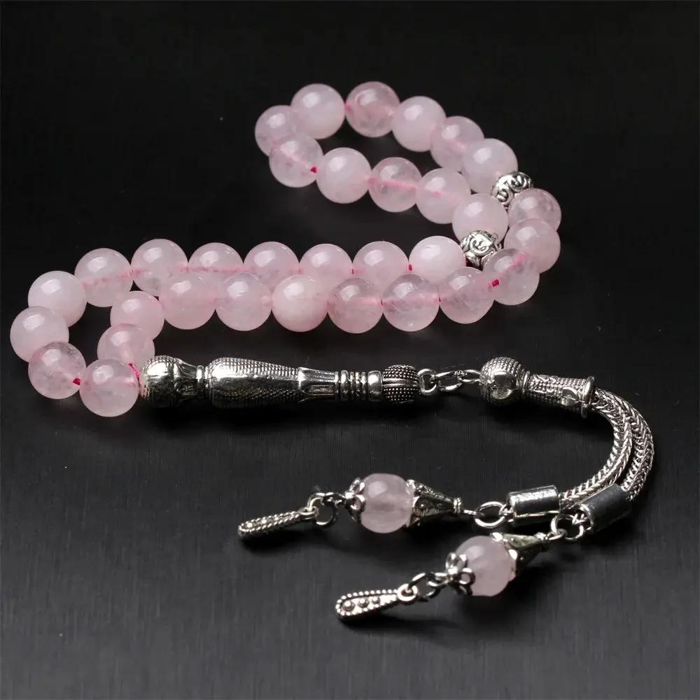 Rose Quartz Misbaha  by Raw Spiritual