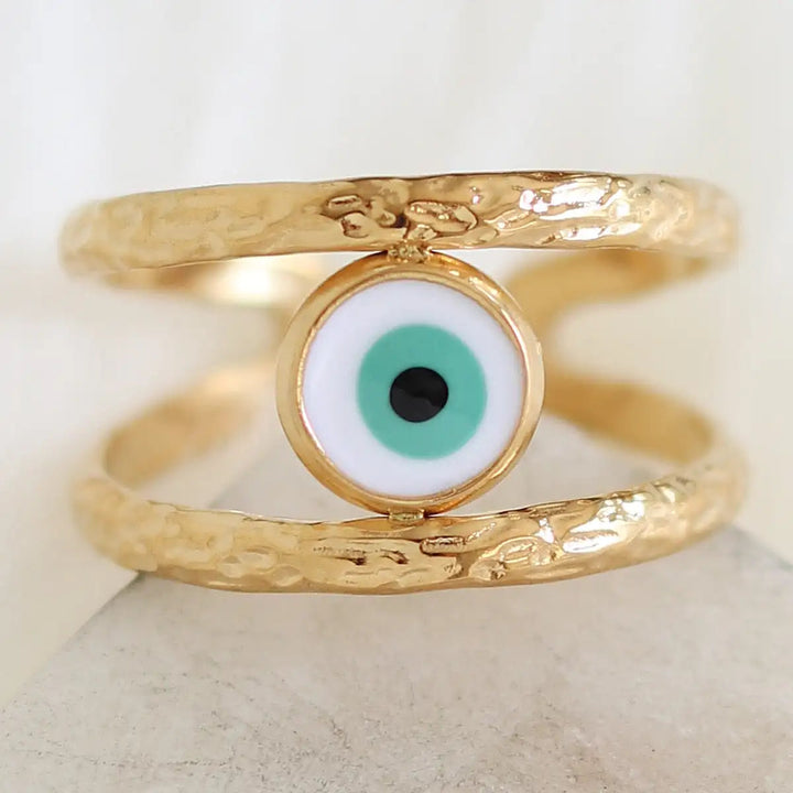 Cora "Nazar" Ring - Raw Spiritual UAE