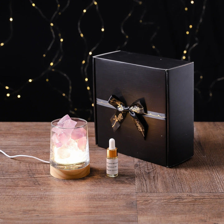 Amethyst Crystal Aroma Diffuser Lamp  by Raw Spiritual