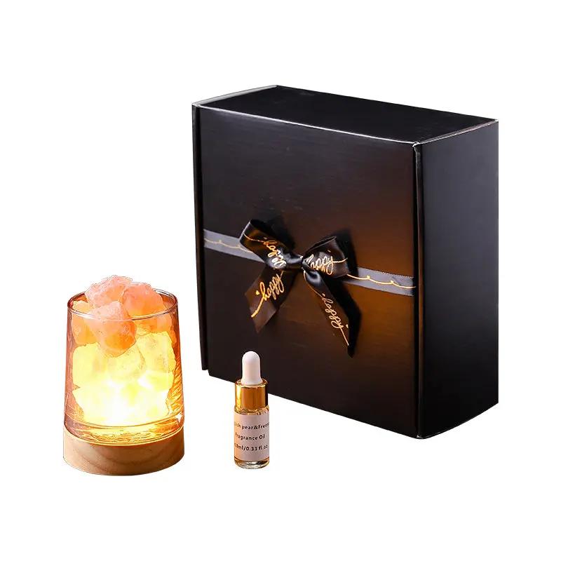 Himalayan Salt Crystal Aroma Diffuser Lamp  by Raw Spiritual