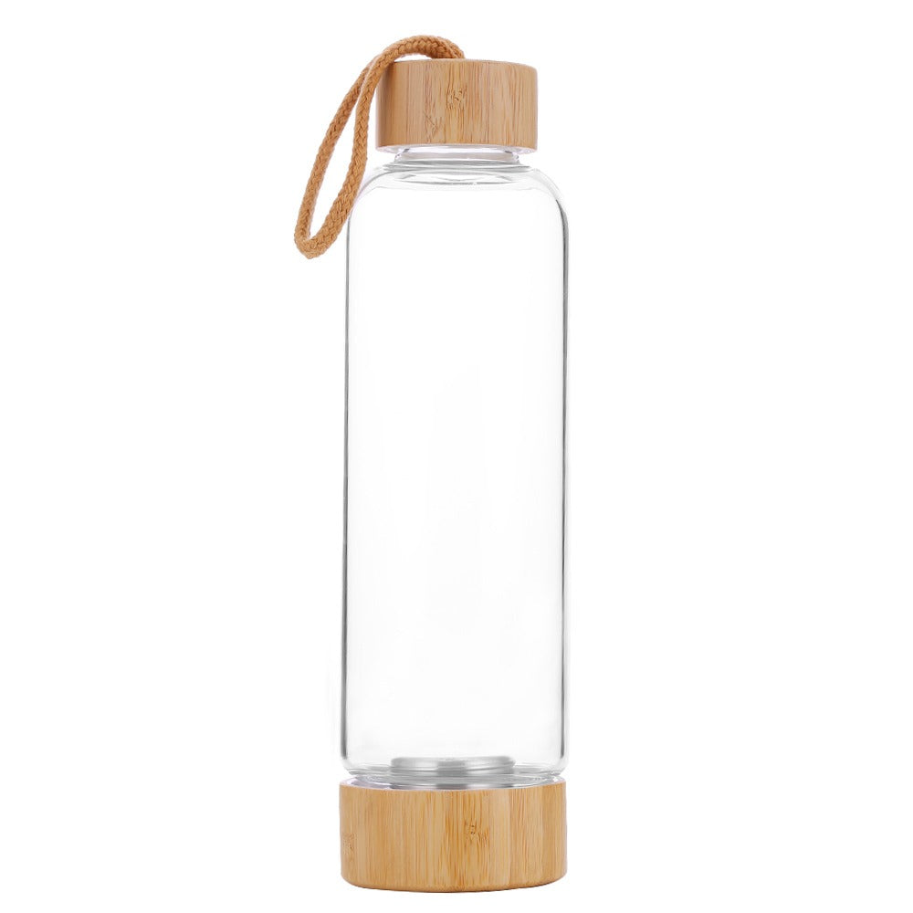 Aventurine Water Bottle for Abundance & Luck