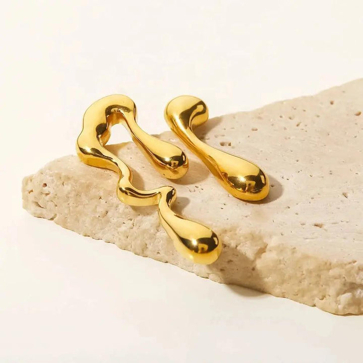 Clara Asymmetric Earrings  by Raw Spiritual