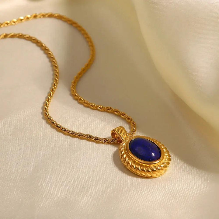 Lapis Lazuli Pendant Necklace for Wisdom  by Raw Spiritual