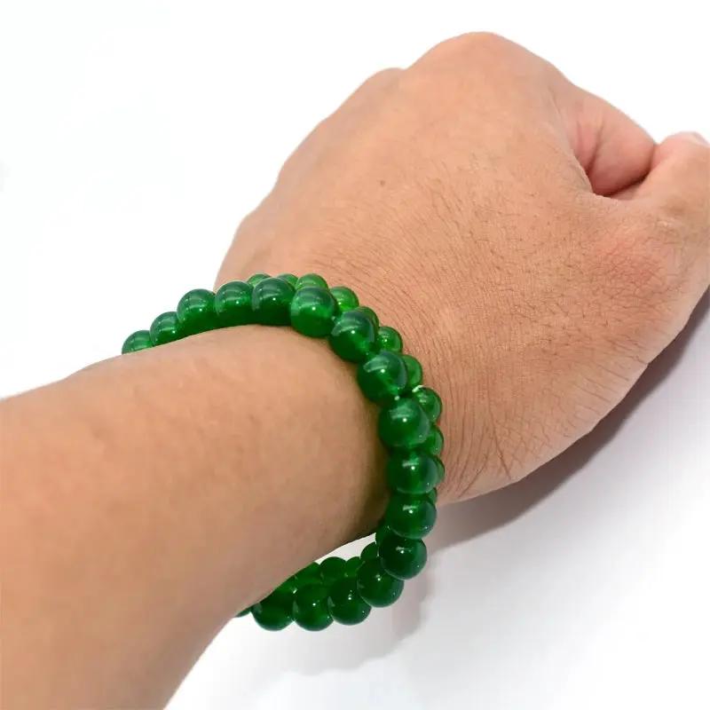 Green Jade Bracelet for Luck  by Raw Spiritual