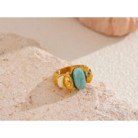 Amazonite "Tianhe" Ring for Communication & Confidence  by Raw Spiritual