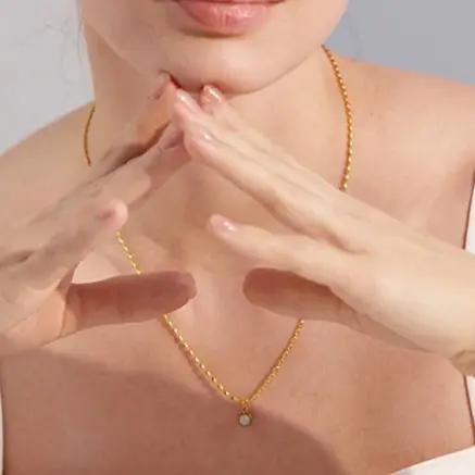 Aventurine Pendant Necklace for Abundance & Prosperity  by Raw Spiritual