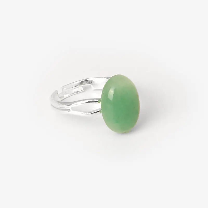 Aventurine Adjustable Ring for Abundance & Luck Yiwu Shanmei Jane