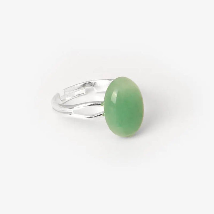 Aventurine Adjustable Ring for Abundance & Luck Yiwu Shanmei Jane