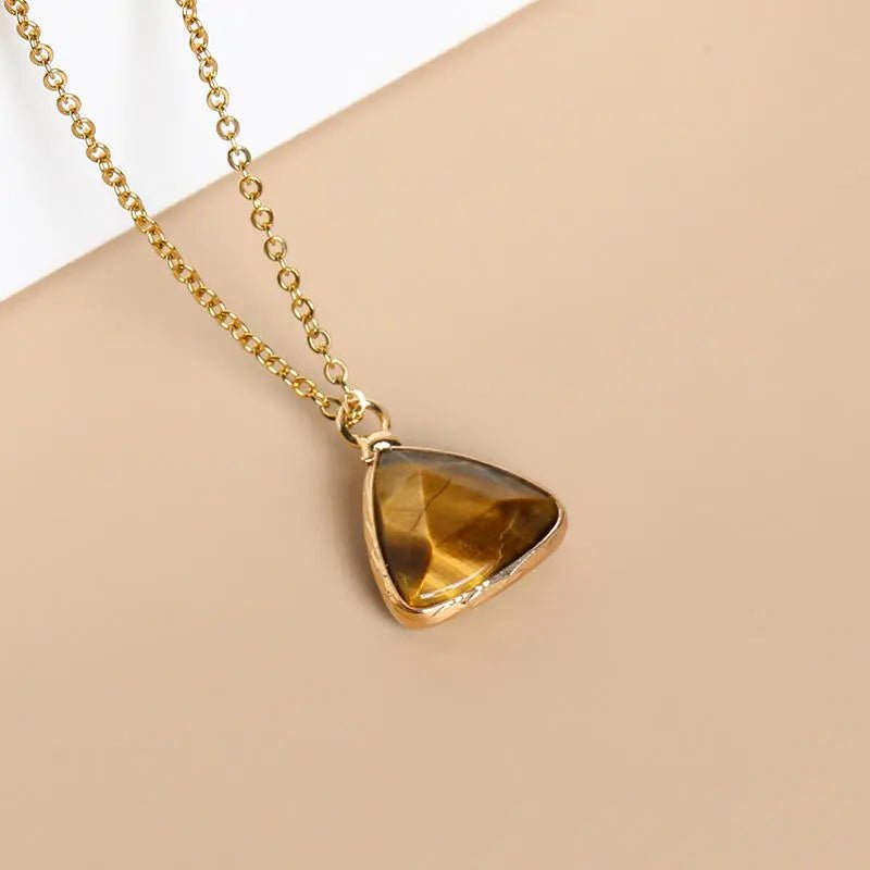 Tiger Eye Pendant Necklace for Courage & Protection Yiwu Shanmei Jane