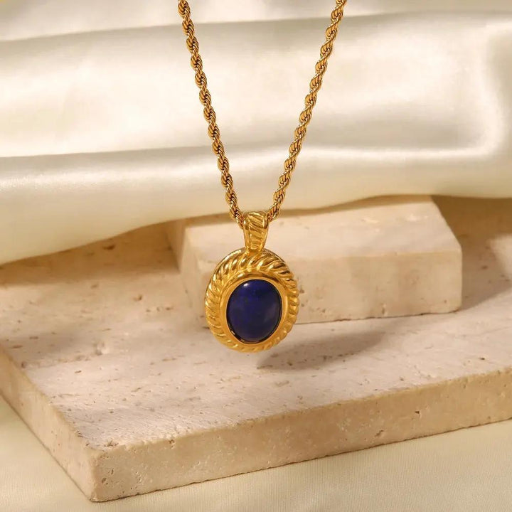 Lapis Lazuli Pendant Necklace for Wisdom  by Raw Spiritual