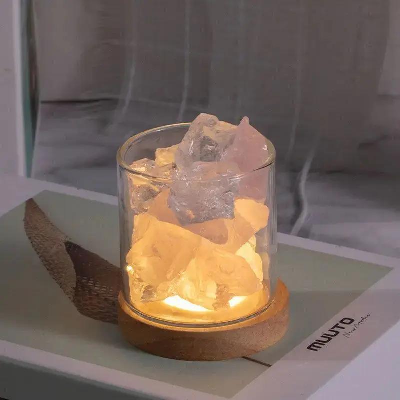 Clear Quartz Crystal Aroma Diffuser Lamp  by Raw Spiritual