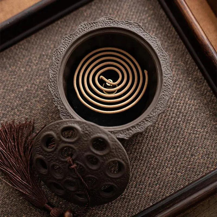 Incense Burner Lotus Pod Design  by Raw Spiritual
