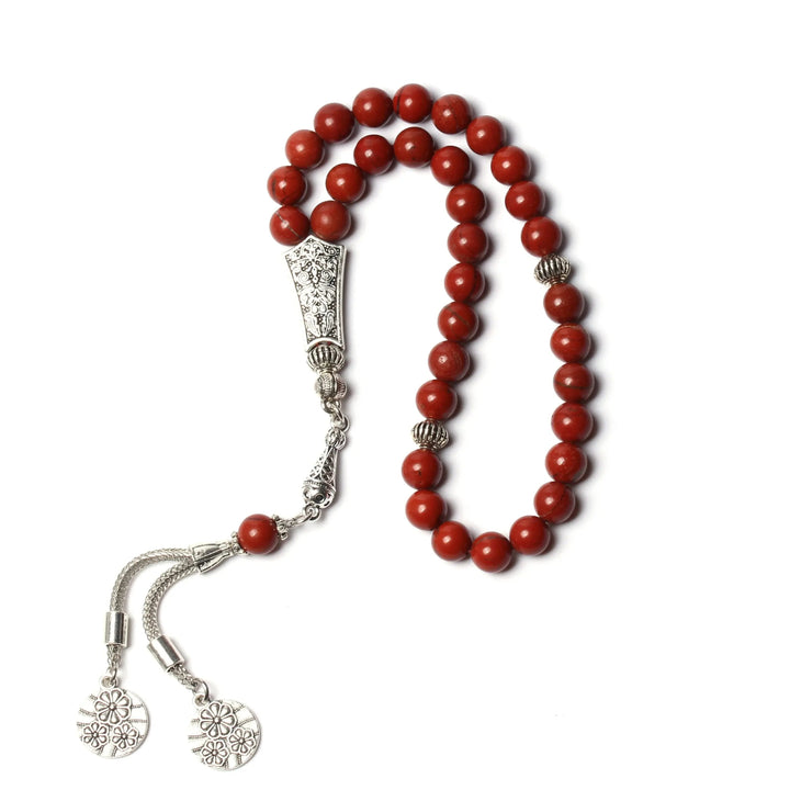 Red Jasper Misbaha  by Raw Spiritual