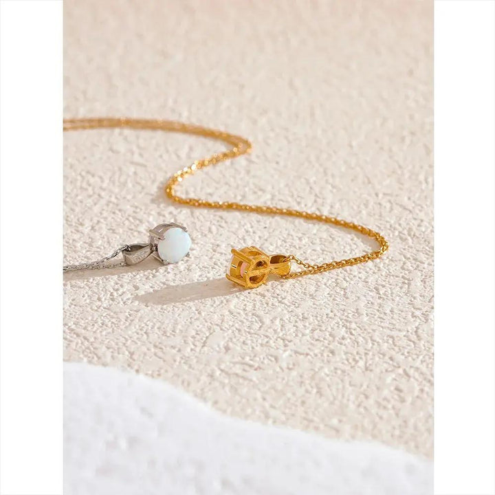 Opal Pendant Necklace for Balance & Creativity  by Raw Spiritual