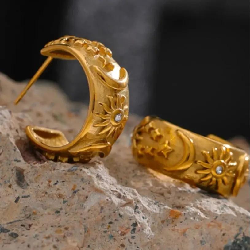 Celeste Bracelet & Earrings Set  by Raw Spiritual