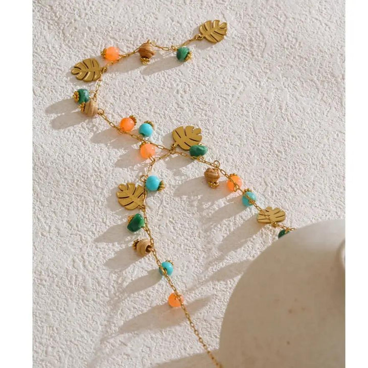 Aventurine & Agate Necklace for Luck & Abundance  by Raw Spiritual