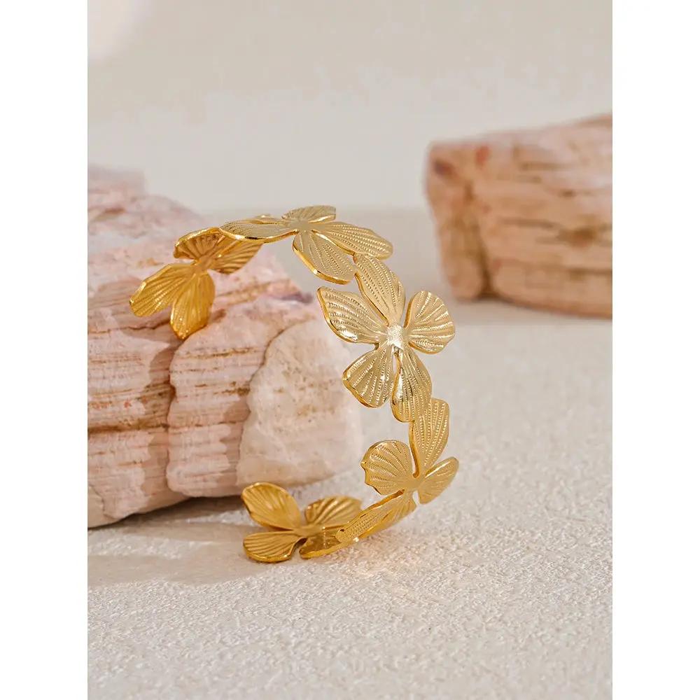 Magnolia Cuff Bracelet  by Raw Spiritual